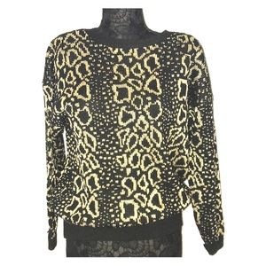 Vintage Metallic Sweater